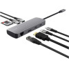 Trust Adapter USB-C Dalyx 8-IN-1 / 2 C - 2 Usb - 1 Hdmi - 1 Ether. 1 Reader - (25672)