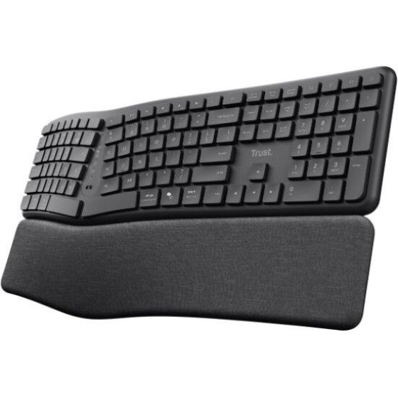 Trust Keyboard Wireless Keyra Ergo Multi Us - (25459)