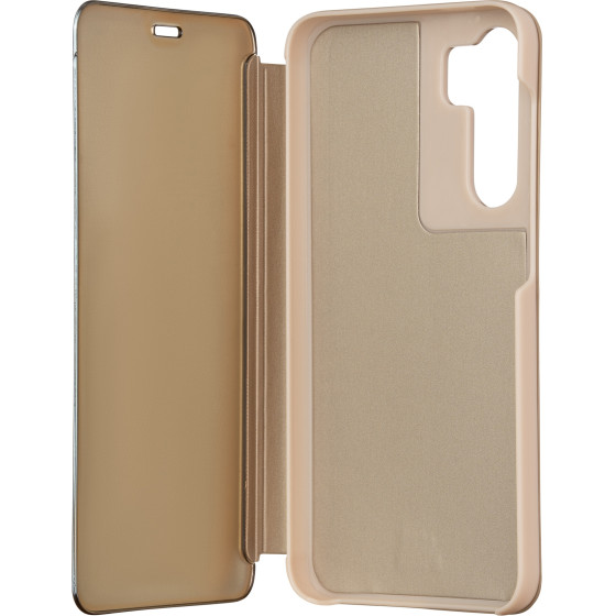 TectoShield Fold Mirror View Case For Samsung Galaxy A14 4G / A14 5G gold