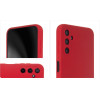 TectoShield Silicon Soft Case For Samsung Galaxy S24 red