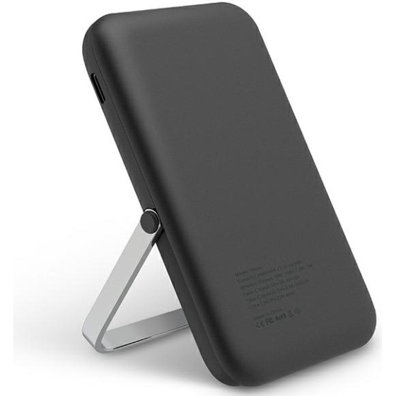 UNIQ Powerbank Hoveo 5000mAh USB-C 20W Pd Fast Charge Wireless Magnetic Charcoal Grey - (UNIQ-HOVEO-GREY)