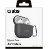 SBS Silicone Case Airpods 4 Black - (TEAPSILCOV4K)