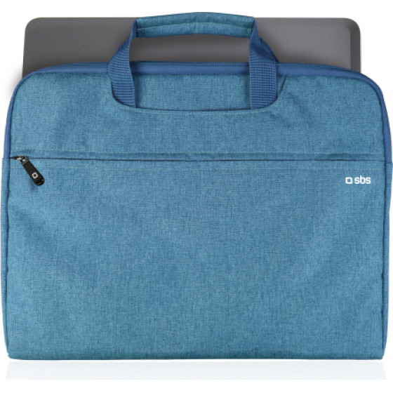 SBS Universal Bag With Handles For Tablet And Notebook Up To 13 Inch Light Blue - (NBSLIMBAG13B)