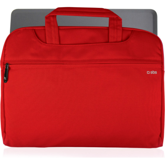 SBS Universal Bag With Handles For Tablet And Notebook Up To 13 Inch Red - (NBSLEAVEBAG13R)