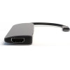 4sMarts Hub 6w1 Dex Function 2xUSB-A 3.0/USB-C/HDMI/SD/Microsd Szary - (468782)