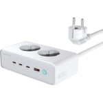 4sMarts 6in1 65W Gan White Extension Cord - (540065)