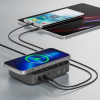 4sMarts 7in1 100W Charging Station With Wireless Charging Black-Grey - (540571)