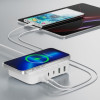 4sMarts 7in1 100W Charging Station With Wireless Charging White - (540570)