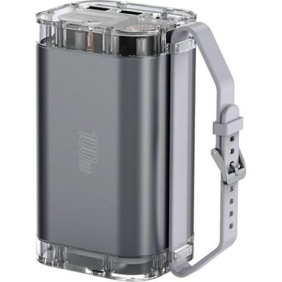 4sMarts Powerbank Lucid Ultra 40000mAh 100W Szary - (540100)