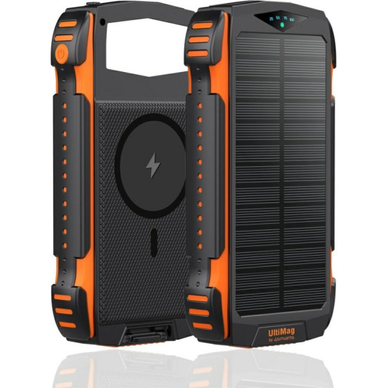 4sMarts Powerbank Solarny Titanpack Rugged Ultimag 20000mAh black/Czarny - (496560)