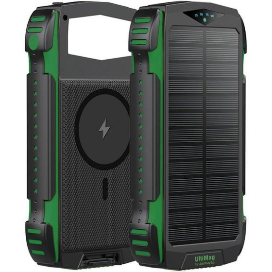 4sMarts Powerbank Solarny Titanpackrugged Ultimag 20000mAh zielony/Green - (540244)