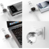 4sMarts Qi2 Trident Charging Station With Charger For Galaxy Watch White - (541368)