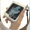 Araree Canvas Diary Case Sam Z Flip5 F731 Ivory - (AR10-01778B)