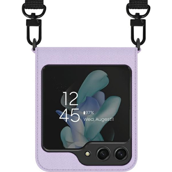 Araree Canvas Diary Case Sam Z Flip5 F731 Purple - (AR10-01778C)