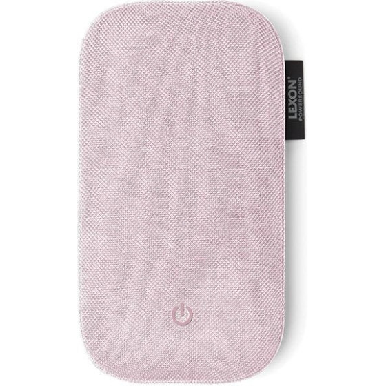 Lexon Powersound Wireless Power Bank 5000 Mah With Bluetooth Speaker Pink - (LA128P)