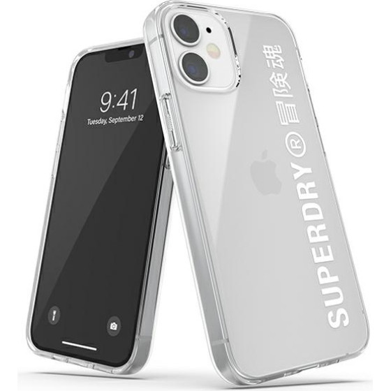 SUPERDRY Snap Iphone 12 Mini Clear Casebialy/White - (42593)