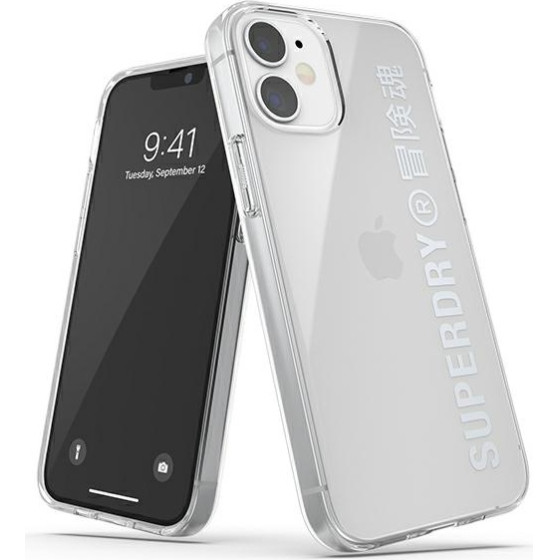 SUPERDRY Snap Iphone 12 Mini Clear Casesrebrny/Silver - (42590)