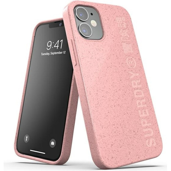 SUPERDRY Snap Iphone 12 Mini Compostablecase rozowy/Pink - (42620)