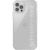 SUPERDRY Snap Iphone 12/12 Pro Clear Case srebrny/Silver - (42591)