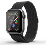 SUPERDRY Watchband Apple Watch 38/40/41mm Series 1/2/3/4/5/6/7/8/SE/SE2 Chainmail czarny/Black - (41681)