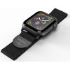 SUPERDRY Watchband Apple Watch 38/40/41mm Series 1/2/3/4/5/6/7/8/SE/SE2 Chainmail czarny/Black - (41681)