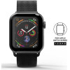 SUPERDRY Watchband Apple Watch 38/40/41mm Series 1/2/3/4/5/6/7/8/SE/SE2 Chainmail czarny/Black - (41681)