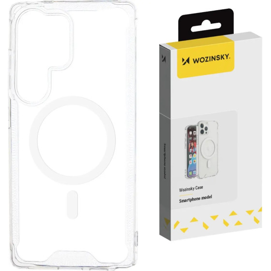 Wozinsky Clear Corner Case Magsafe For Samsung Galaxy S24 Fe - Clear - (Wozinsky Clear Corner Case Magsafe Samsung Galaxy S24 Fe Transparent)