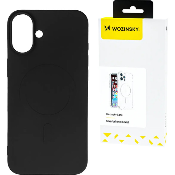 Wozinsky Silicone Case Magsafe Samsung Galaxy S24 Fe Black - (Wozinsky Silicone Case Magsafe Samsung Galaxy S24 Fe Black)