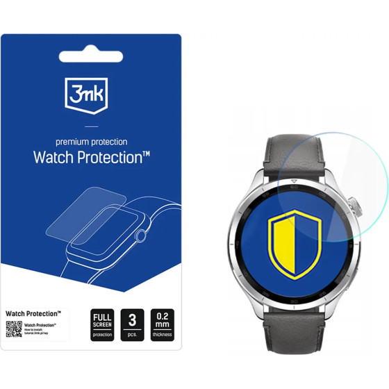 3MK Protection Hybrid Glass 3MK Watch Protection Flexibleglass For Xiaomi Watch S4 - (W-3WPrFG-XWS4-0)