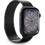 Puro 'MILANESE' Watch Band For Apple Watch 42-44-45-49m, Black - (PUMILAW44BLK)