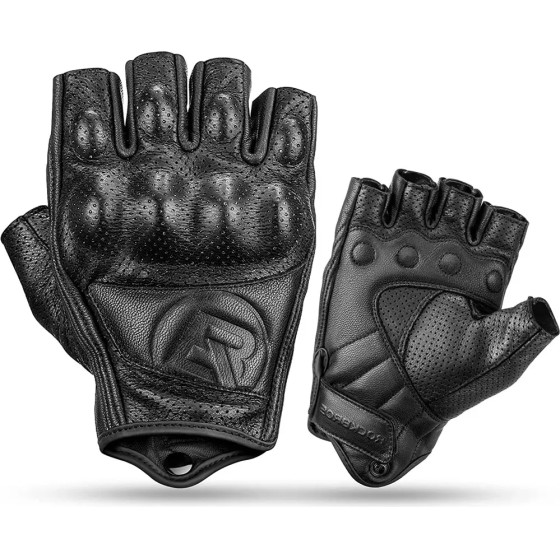 Rockbros 16220006005 Xxl Leather Motorcycle Gloves - Black 7016802869595 - (Rockbros-16220006005)