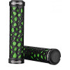 Rockbros 2017-14AGn Bicycle Grips - Black And Green 7016802870775 - (Rockbros-2017-14AGN)
