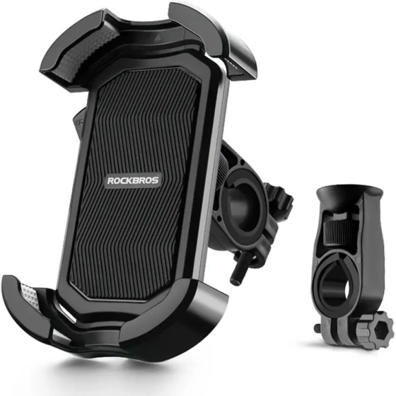 Rockbros 25210032001 Bike Phone Holder For Handlebars - Black 7016802870638 - (Rockbros-25210032001)