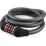 Rockbros RKS507-1BK Bicycle Lock With Combination 1.8 m - Black 7016802870140 - (Rockbros-RKS507-1BK)