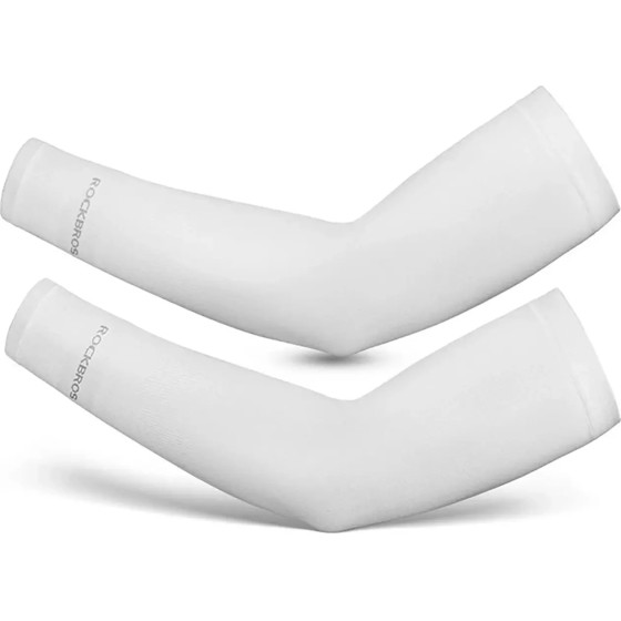 Rockbros XT9002W Cycling Sleeves - White (2 pcs.) 7792721655661 - (Rockbros-XT9002W)