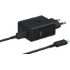 Samsung USB-C 50W Charger With USB-C Cable - Black - (EP-T5020XBEGWW)