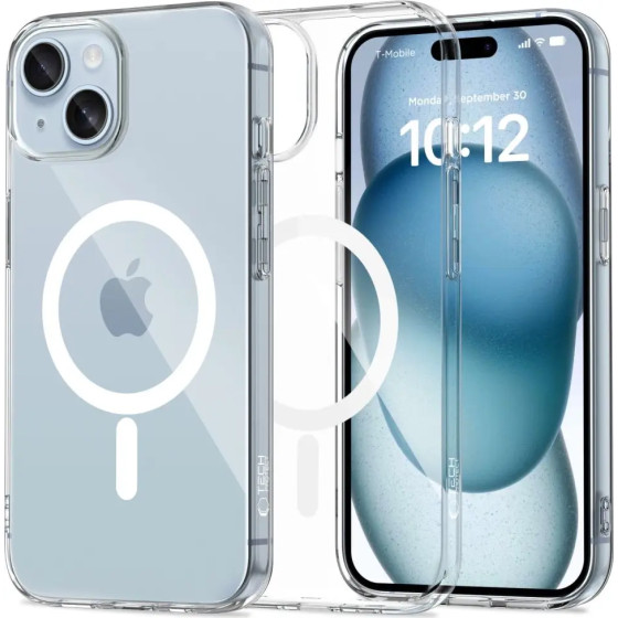 Tech-Protect Flexair Magsafe Iphone 15 Case - Clear - (26675-0)