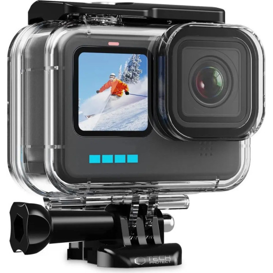 Tech-Protect GA200 Waterproof Case For Gopro Hero 9 / 10 / 11 / 12 - Transparent - (26888-0)