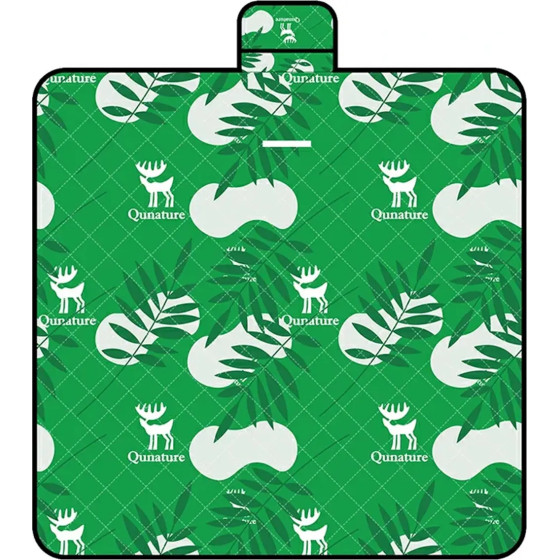 Qunature Picnic Mat Waterproof Camping Blanket 2 x 2 m - Green - (60004601)