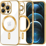 Techsuit - Luxury Crystal Magsafe - Iphone 12 Pro Max - Gold