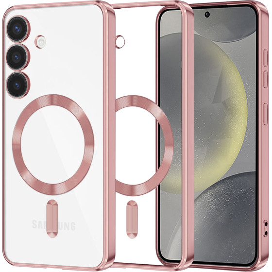 Techsuit - Luxury Crystal Magsafe - Samsung Galaxy S24 - Pink