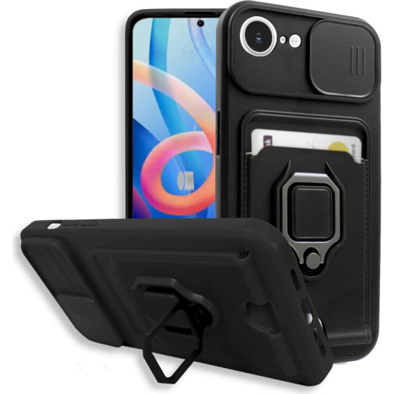 Bodycell Multifunction Case �� ������� Iphone 16e Black - (BM-00205)