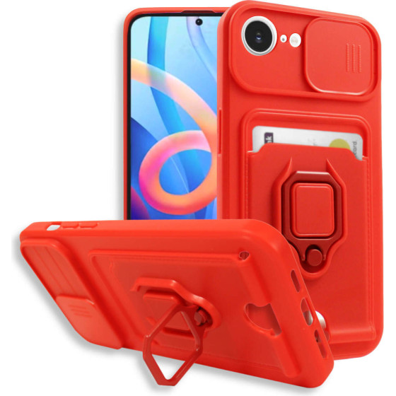 Bodycell Multifunction Case �� ������� Iphone 16e Red - (BM-00207)