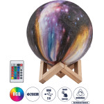 GloboStar Moon ����������� ��������� �������� Led 6W 360lm 360� Dc 5V IP20 Rgb Dimmable ��������� �������� �� ���� ���� - �20 x �20 x �25cm - 2 X����� ������� - (79617)