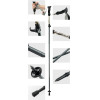 Qunature Nordic Walking Trekking Poles Aluminum 110 - 130 Cm - Brown - (60000601)