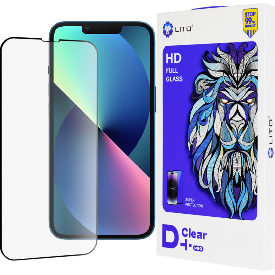 Lito - D+ Pro Clear - Iphone 13 / Iphone 13 Pro / Iphone 14 - Black