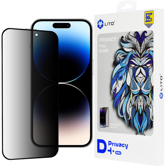 Lito - D+ Pro Privacy - Iphone 14 Pro - Black