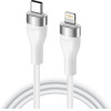 Lito - Data Cable (LD02) - Type-C To Lightning Fast Charging 30W, Tangle-free, 1.2m - White - (LD02-4)