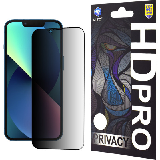 Lito - Hd Pro Privacy - Iphone 13 / Iphone 13 Pro / Iphone 14 - Black