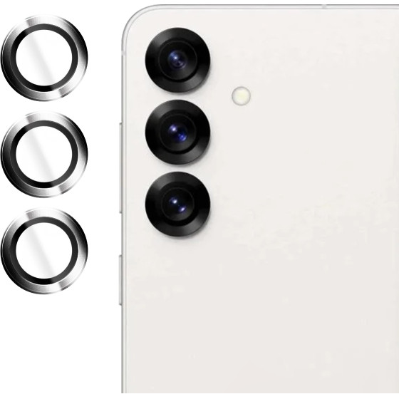 Lito - S+ Camera Glass Protector - Samsung Galaxy S25 - Silver